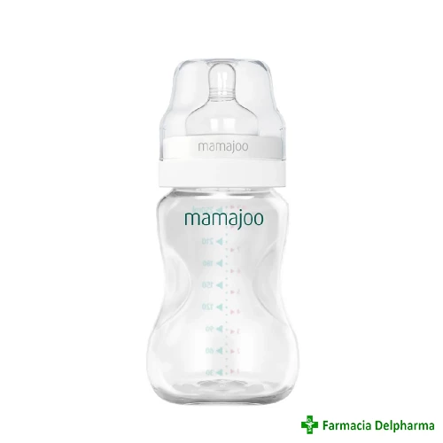 Biberon Silver cu tetina anti-colici nr.2 x 250 ml, Mamajoo